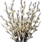 Elegant Artificial Plum Blossom Branch 2165inch Faux White Wintersweet Stem For Home Office Decor 4