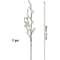 Elegant Artificial Plum Blossom Branch 2165inch Faux White Wintersweet Stem For Home Office Decor 6