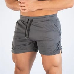 men's athletic gym shorts – lightweight running shorts for training, jogging & summer fitness