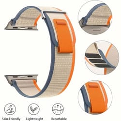 premium nylon trail loop band for apple watch ultra & series 10–5 - durable, breathable, and adventure-ready strap