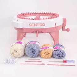 versatile 22/40/48-needle hand knitting machine for diy scarves, sweaters, hats, and socks