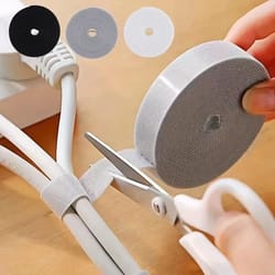 tidywrap reusable cable tie strap – multi-purpose wire organiser tape