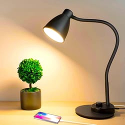 usb-c dimmable led desk light – 3-mode reading lamp with intelligent auto dimming & task lighting