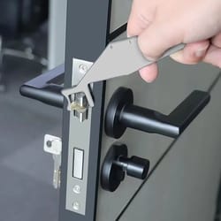 1pcs multi-purpose stainless steel lever tool – durable mini pry bar for home and locksmith use