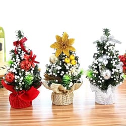mini merry christmas tree – 8-inch desk & bedroom decoration