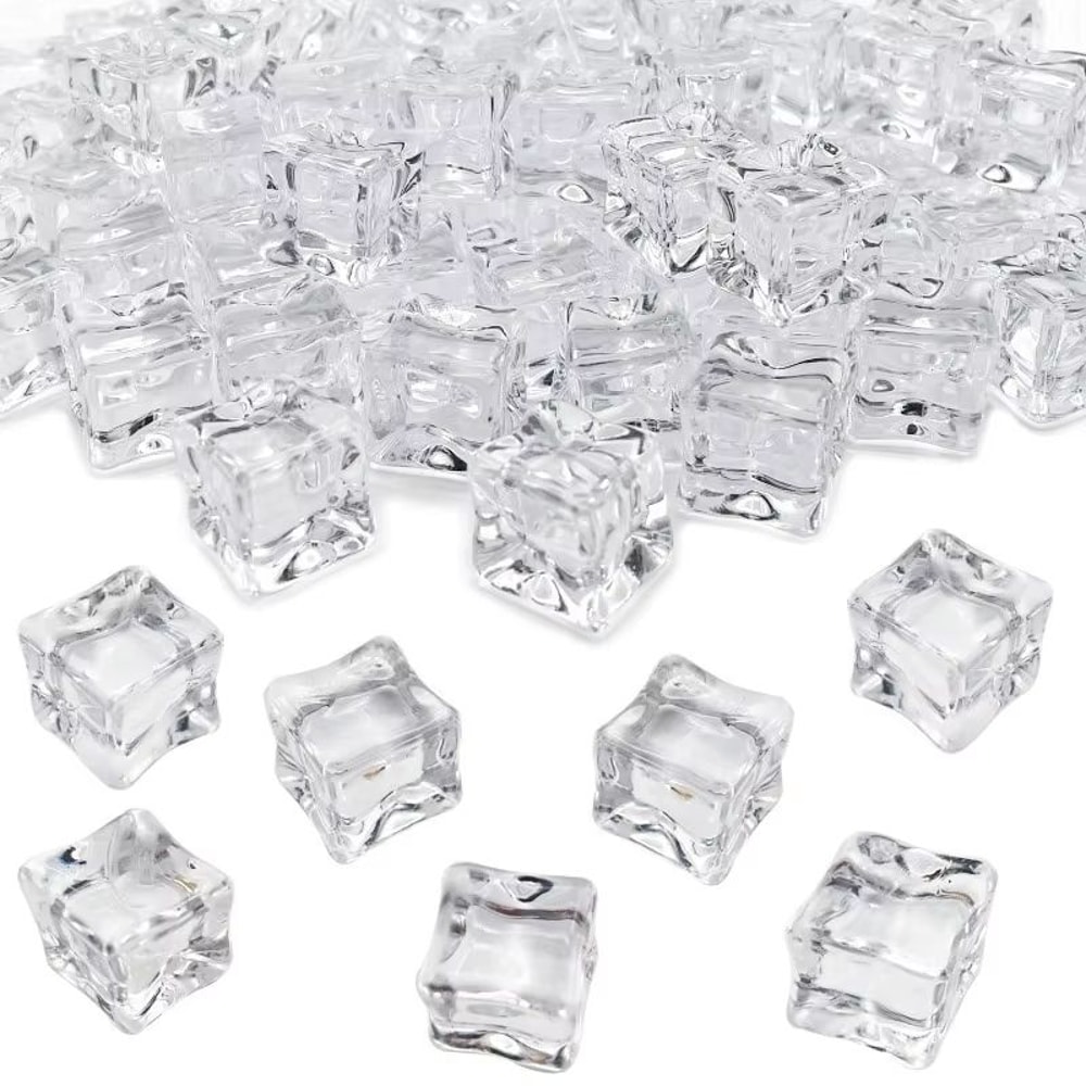 Reusable Acrylic Fake Ice Cubes For Photography And Decoration 1