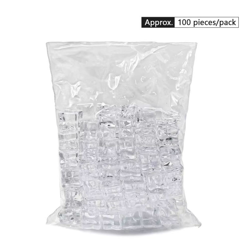 Reusable Acrylic Fake Ice Cubes For Photography And Decoration 7