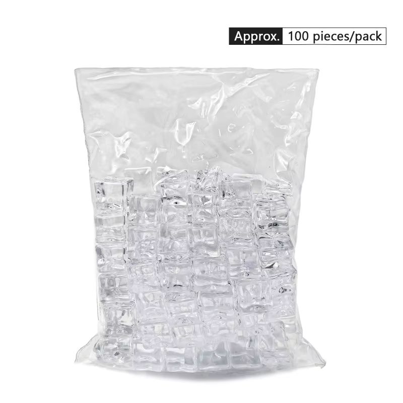 Reusable Acrylic Fake Ice Cubes For Photography And Decoration 7