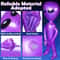 CosmicFun Inflatable Alien Duo 2Pack PVC Toys For Halloween Thanksgiving Christmas Decor 5