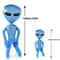 CosmicFun Inflatable Alien Duo 2Pack PVC Toys For Halloween Thanksgiving Christmas Decor 7