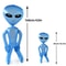 CosmicFun Inflatable Alien Duo 2Pack PVC Toys For Halloween Thanksgiving Christmas Decor 7