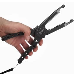 high-index catfish grip plastic fishing pliers with hook removal tool