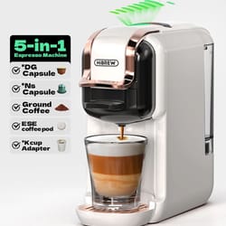 hibrew 5-in-1 multi-capsule coffee machine - 19-bar hot & cold espresso maker (compatible with nespresso, dg, k-cup & po