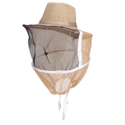 breathable fire-resistant beekeeping cowboy hat with protective veil