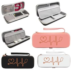 hard eva stethoscope carrying case for littmann cardiology iii travel and storage