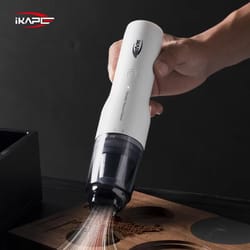 ikape wireless mini coffee grounds vacuum cleaner with usb-c charging