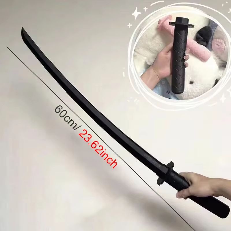 Extendable Japanese 3D Gravity Knife Katana Cosplay Prop For Adults 5
