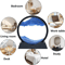 3D Moving Sand Art Picture Round Glass Deep Sea Sandscape Hourglass Quicksand Craft For Office Hom 4