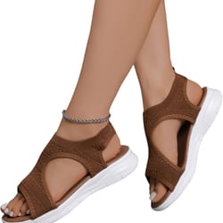 women's lightweight mesh wedge sandals – breathable open toe summer platforms