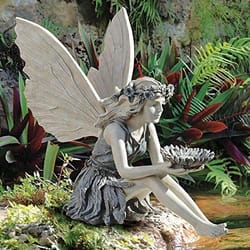 fairy angel resin statue – handcrafted garden decoration & jewelry display ornament