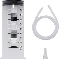large capacity syringe pump with hose – 100ml/300ml/550ml oil liquid & pet feeding dispenser for hydroponics & measuring