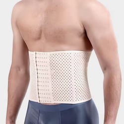 men slimming body shaper waist trainer compression belt