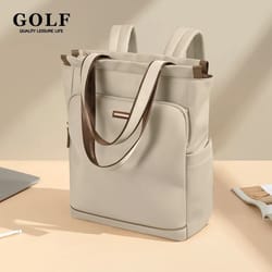 golf womens backpack convertible shoulder bag with laptop sleeve and hidden pocket