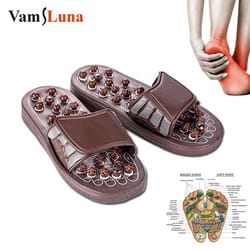 foot massage acupuncture slippers with reflexology and magnetic therapy for pain relief