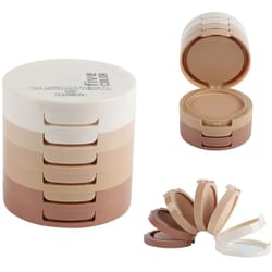 concealer contouring powder tower with 5 color brightening loose setting powder