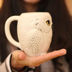 owl ceramic 3d mug for coffee tea
