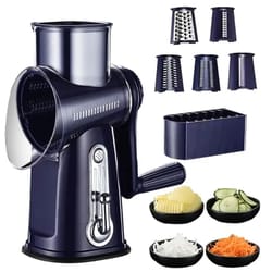 vegetable slicer cutter manual drum grater multifunction rotary cheese grater and food chopper
