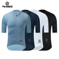 men cycling jersey short sleeve breathable reflective mountain bike shirt for summer riding