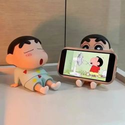 crayon shin chan figures phone holder