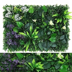 artificial grass wall panel boxwood hedge