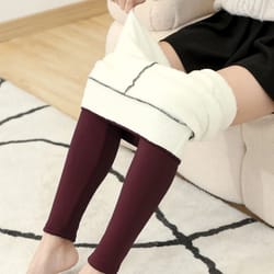 winter velvet high waist warm thick womens leggings