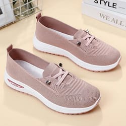 womens breathable flat walking shoes soft casual sports flats