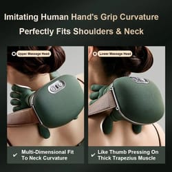 heated neck massager cervical spine massager