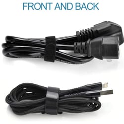 100pcs releasable cable organizer ties nylon loop and hook reusable tape cord straps wire management