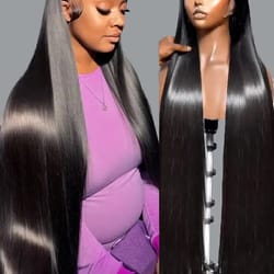 women bone straight hd lace front wig 200 density brazilian human hair wig