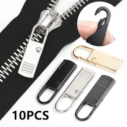 zipper slider puller instant zipper repair kit replacement for travel bags suitcases and sewing projects