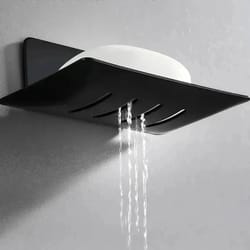 wall mounted carbon steel soap dish for bathroom storage