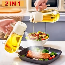 press type glass oil spray bottle for cooking baking and bbq