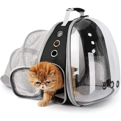 expandable transparent cat carrier space capsule backpack