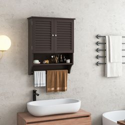 2-door bathroom medicine cabinet adjustable shelves for optimal storage & organization