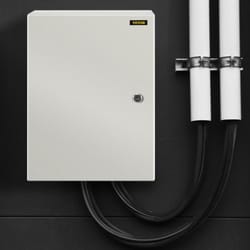 16x12x6 carbon steel hinged junction box, ip66 waterproof & dustproof electrical enclosure box with mounting plate