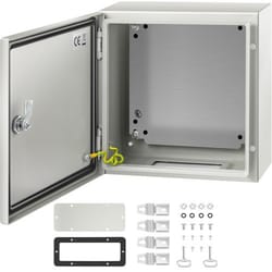12x12x6'' nema 4x steel electrical box, ip66 waterproof & dustproof enclosure, heavy-duty