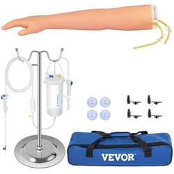 high simulation iv practice arm kit, phlebotomy training set for iv venipuncture & intravenous skills, nursing students