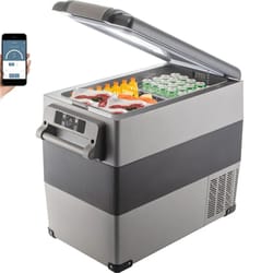 dual zone portable freezer, car refrigerator, freezer fridge cooler with dc and ac, cooler