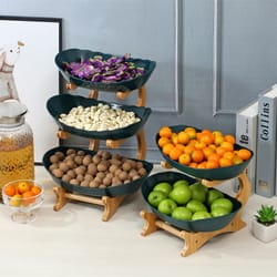 multi layer kitchen serving stand for fruits and treats