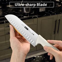 precision stainless steel chef knife for home kitchen cooking